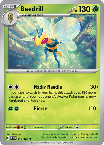 Beedrill (015/165) [Scarlet & Violet:  151] Holofoil