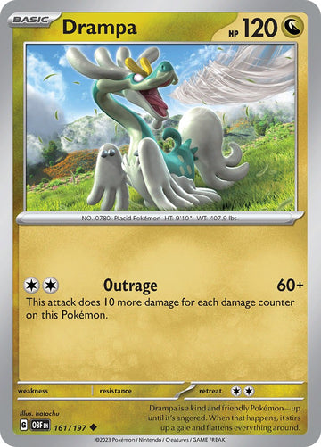 Drampa [161/197] [Obsidian Flames] Reverse Holofoil