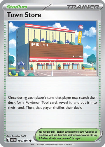 Town Store [196/197] [Obsidian Flames] Reverse Holofoil