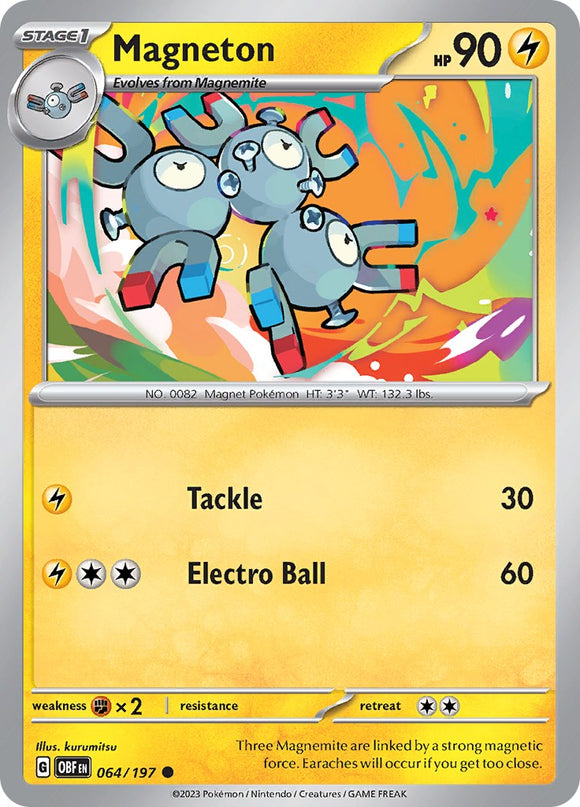 Magneton [064/197] [Obsidian Flames] Reverse Holofoil