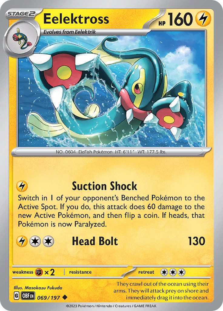 Eelektross [069/197] [Obsidian Flames] Reverse Holofoil