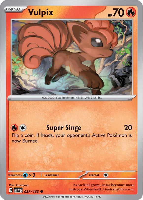 Vulpix (037/165) [Scarlet & Violet:  151]