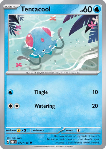 Tentacool (072/165) [Scarlet & Violet:  151]
