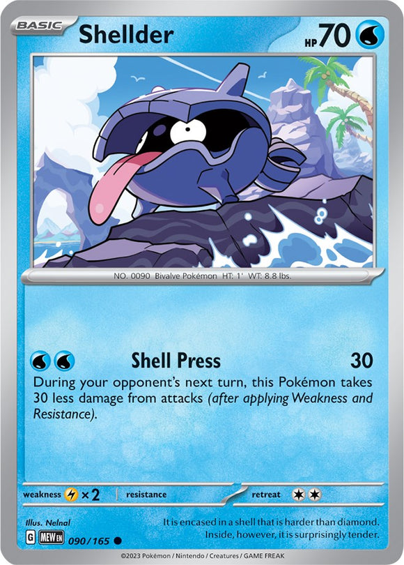 Shellder (090/165) [Scarlet & Violet:  151]