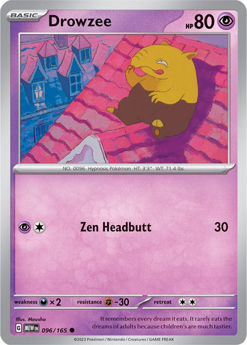 Drowzee (096/165) [Scarlet & Violet:  151]
