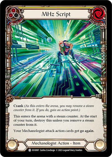 MHz Script [EVO097] [Bright Lights] Rainbow Foil