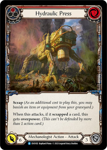 Hydraulic Press (Red) [EVO102] [Bright Lights]