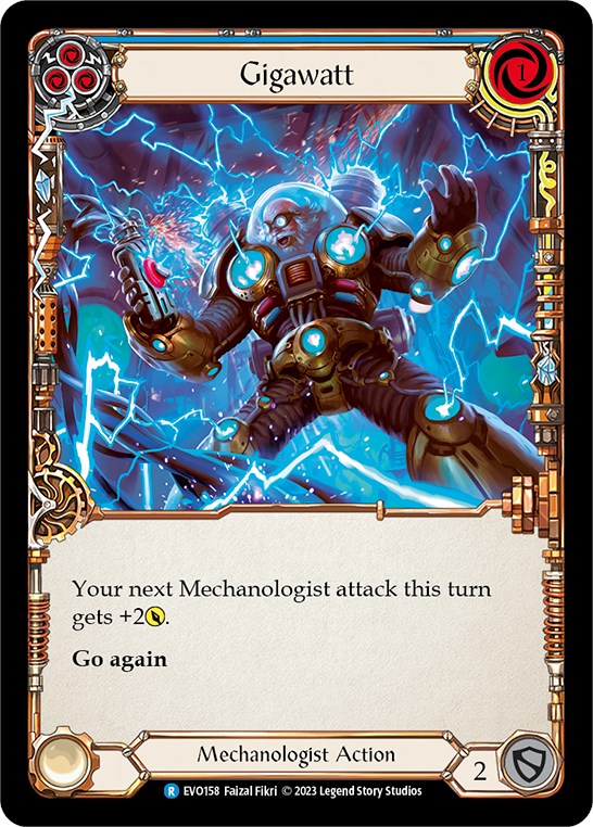 Gigawatt (Blue) [EVO158] [Bright Lights] Rainbow Foil
