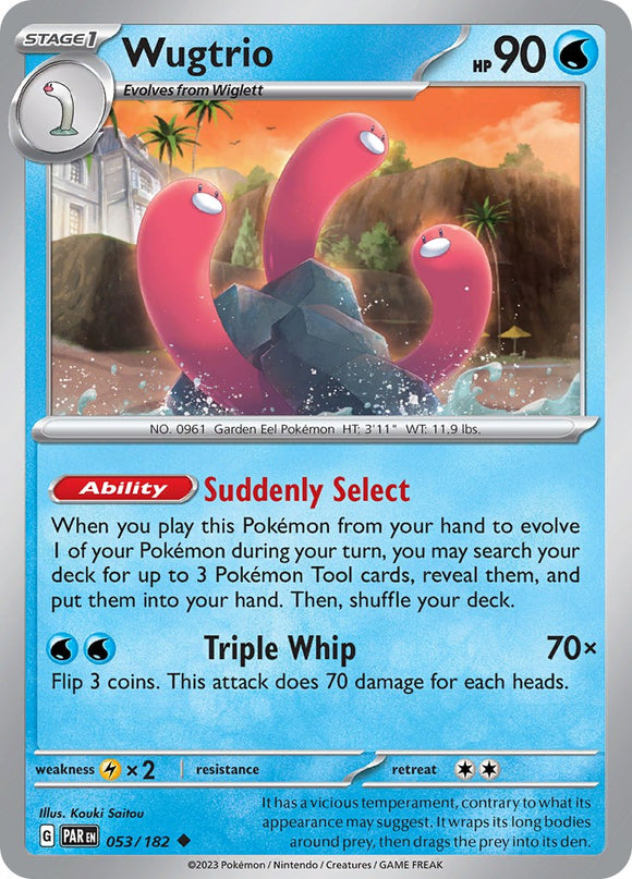 Wugtrio (053/182) - [Scarlet & Violet: Paradox Rift] Reverse Holofoil