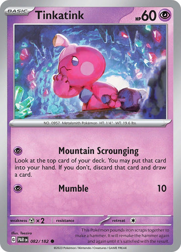 Tinkatink (082/182) - [Scarlet & Violet: Paradox Rift] Reverse Holofoil