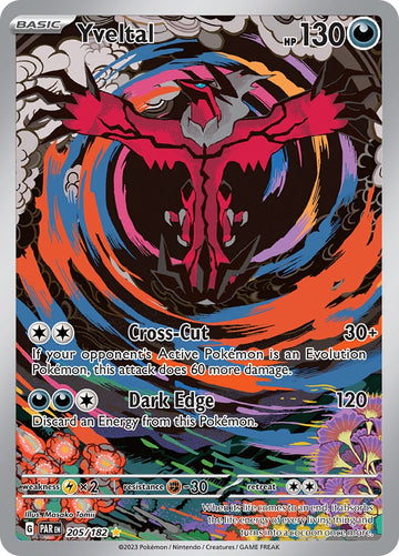 Yveltal (205/182) - [Scarlet & Violet: Paradox Rift] Holofoil