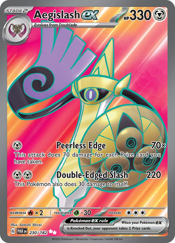 Aegislash ex (230/182) - [Scarlet & Violet: Paradox Rift] Holofoil
