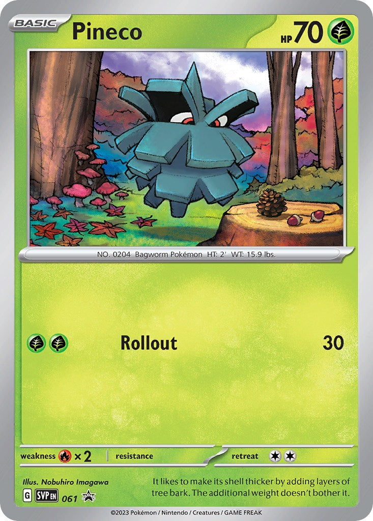 Pineco - 061 [061] [Scarlet & Violet Promo Cards] Holofoil