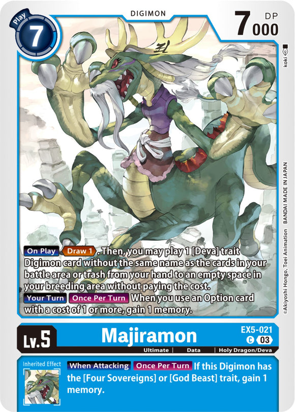 Majiramon [EX5-021] [Animal Colosseum] Normal