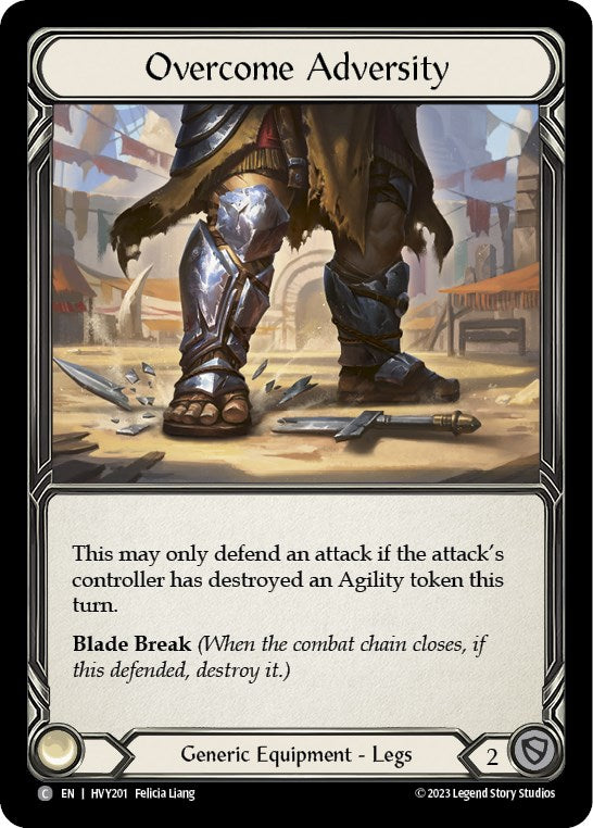 Overcome Adversity [HVY201] [Heavy Hitters] Cold Foil