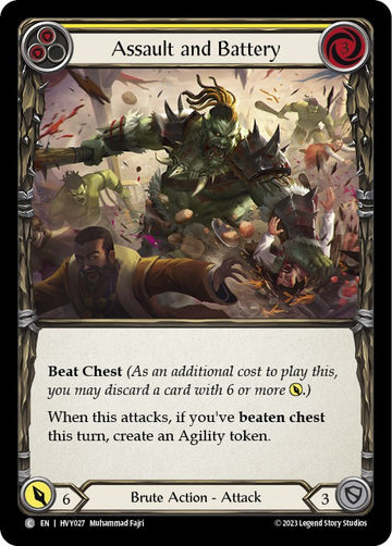 Assault and Battery (Yellow) [HVY027] [Heavy Hitters]