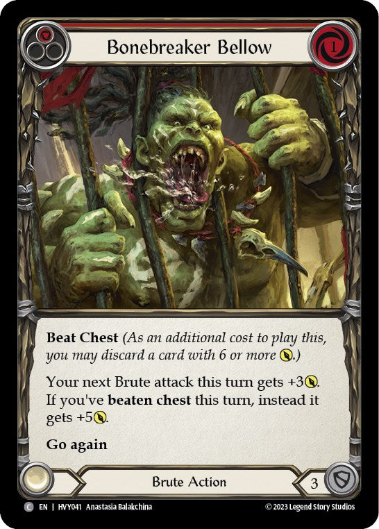 Bonebreaker Bellow (Red) [HVY041] [Heavy Hitters]