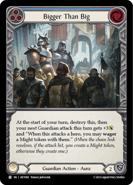 Bigger Than Big (Blue) [HVY088] [Heavy Hitters] Rainbow Foil