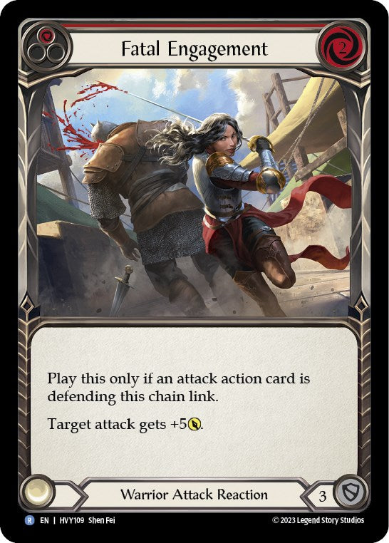 Fatal Engagement (Red) [HVY109] [Heavy Hitters] Rainbow Foil