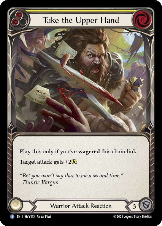 Take the Upper Hand (Yellow) [HVY113] [Heavy Hitters] Rainbow Foil