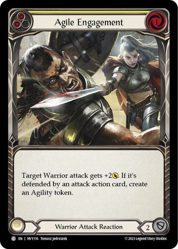 Agile Engagement (Yellow) [HVY116] [Heavy Hitters] Rainbow Foil