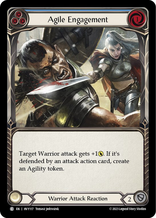 Agile Engagement (Blue) [HVY117] [Heavy Hitters] Rainbow Foil