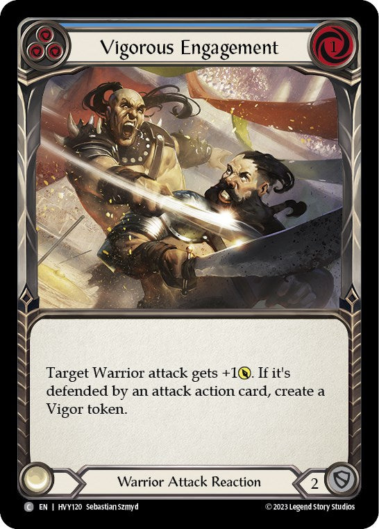 Vigorous Engagement (Blue) [HVY120] [Heavy Hitters] Rainbow Foil