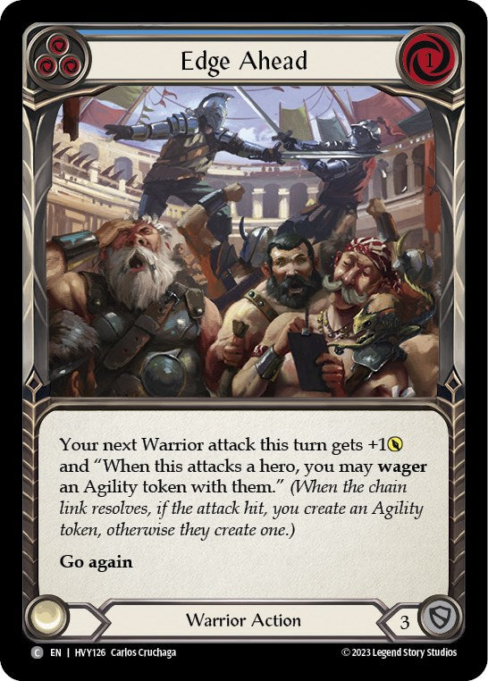 Edge Ahead (Blue) [HVY126] [Heavy Hitters] Rainbow Foil