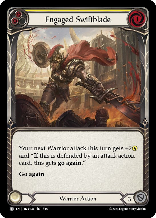 Engaged Swiftblade (Yellow) [HVY128] [Heavy Hitters]