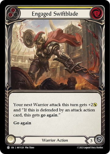 Engaged Swiftblade (Yellow) [HVY128] [Heavy Hitters]