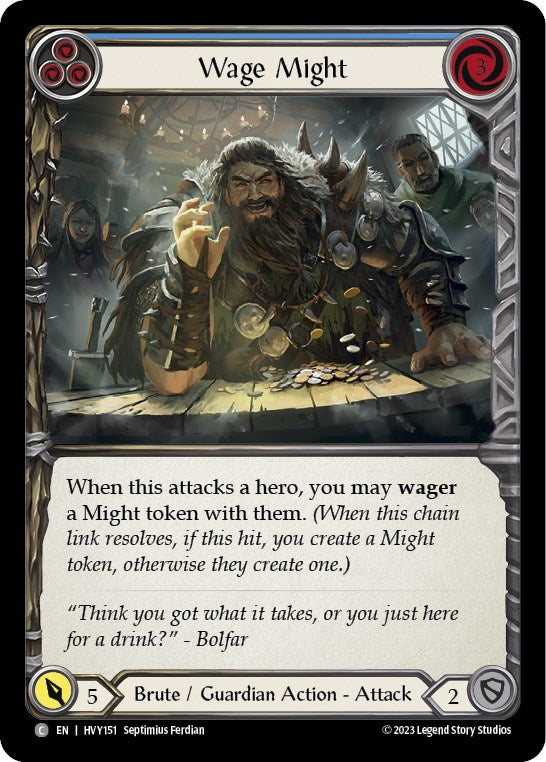 Wage Might (Blue) [HVY151] [Heavy Hitters]