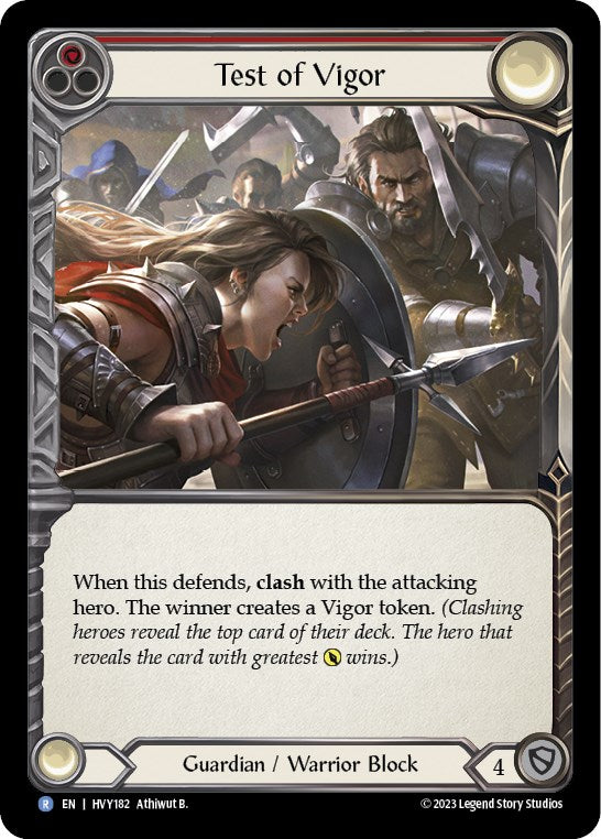 Test of Vigor [HVY182] [Heavy Hitters] Rainbow Foil