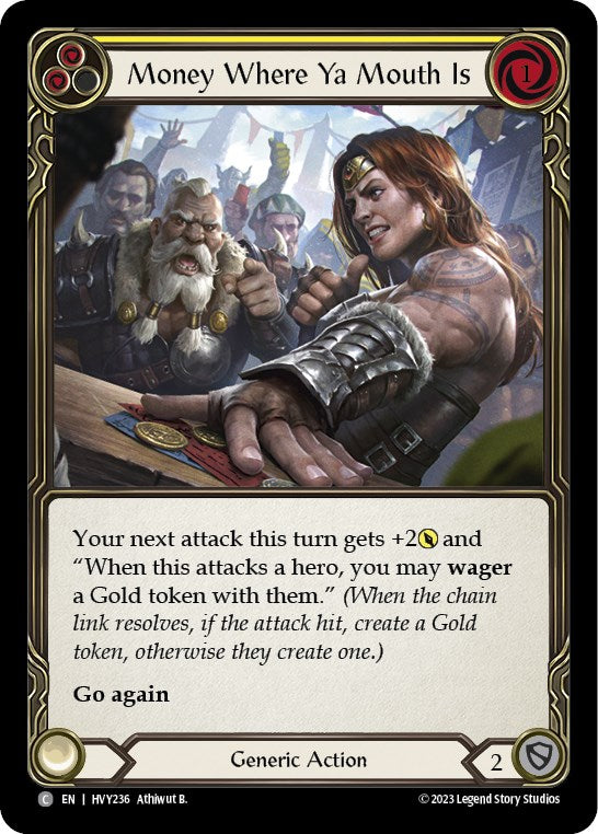 Money Where Ya Mouth Is (Yellow) [HVY236] [Heavy Hitters]