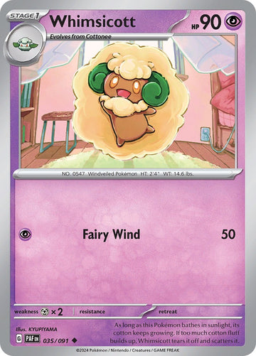 Whimsicott [035/091] - (Paldean Fates)
