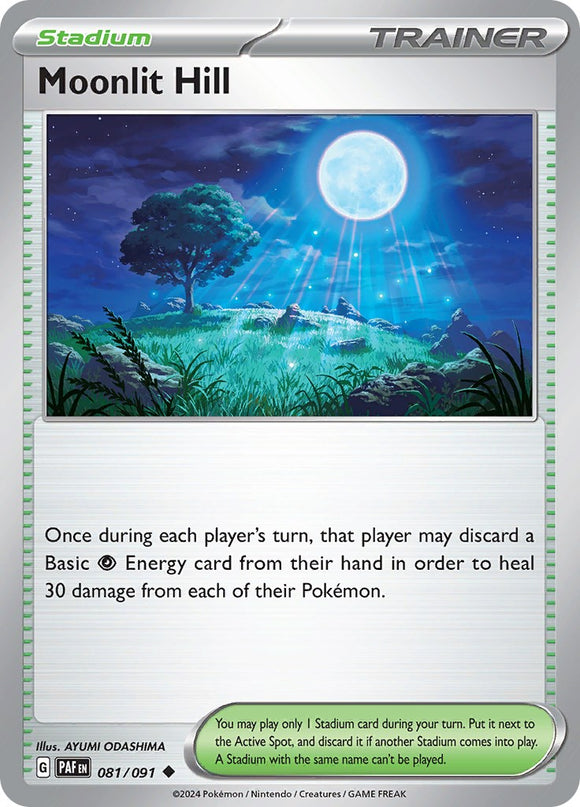 Moonlit Hill [081/091] [Paldean Fates] Reverse Holofoil