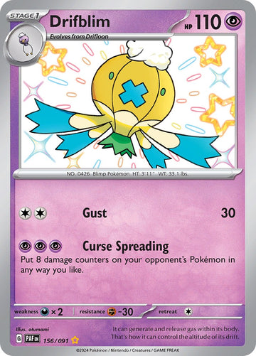 Drifblim [156/091] - (Paldean Fates) Holofoil