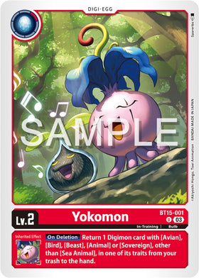 Yokomon [BT15-001 U] [Exceed Apocalypse]