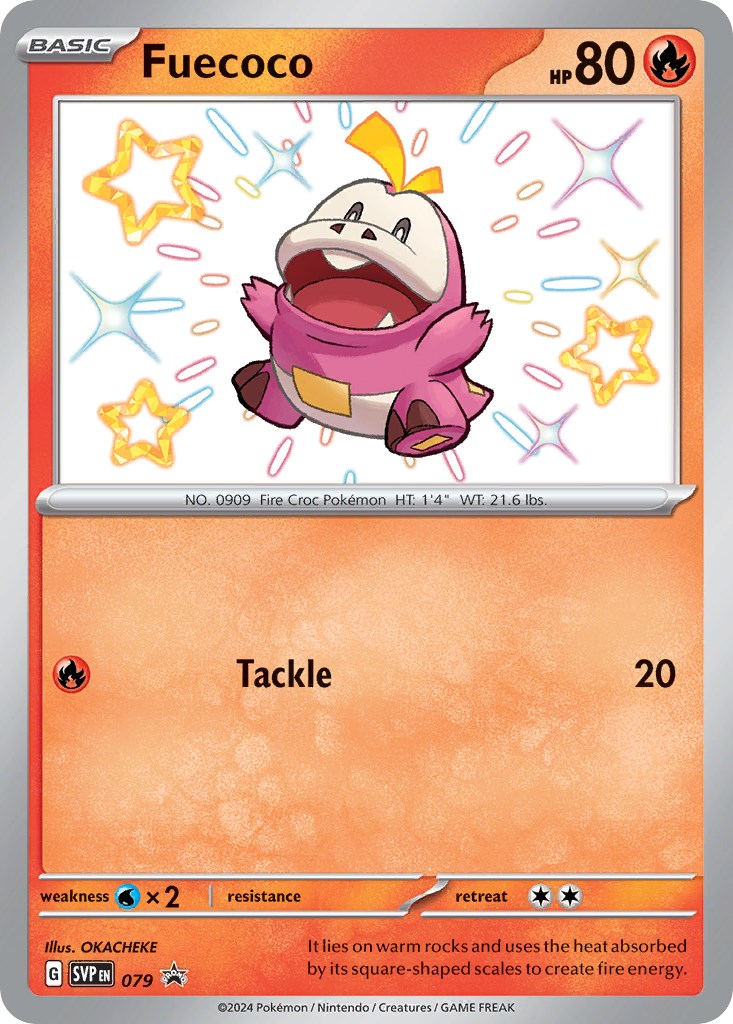 Fuecoco - 079 [079] [Scarlet & Violet Promo Cards] Holofoil