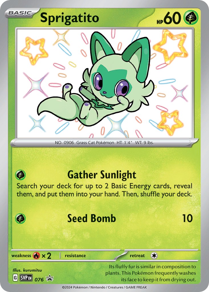 Sprigatito - [076] - (SV Scarlet & Violet Promo Cards) Holofoil