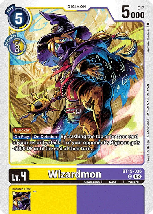 Wizardmon [BT15-036] [Exceed Apocalypse] Normal