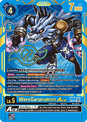 WereGarurumon ACE (Special Rare) [BT15-026 SP] [Exceed Apocalypse] Foil