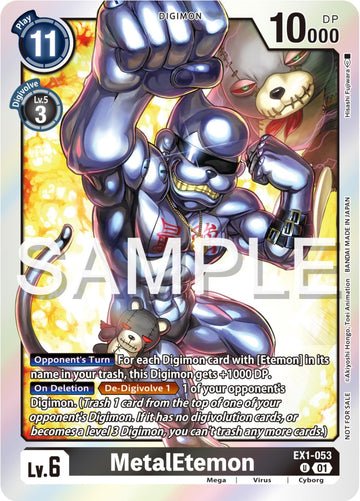 MetalEtemon (Official Tournament Pack Vol.12) [EX1-053 U] [Classic Collection] Foil