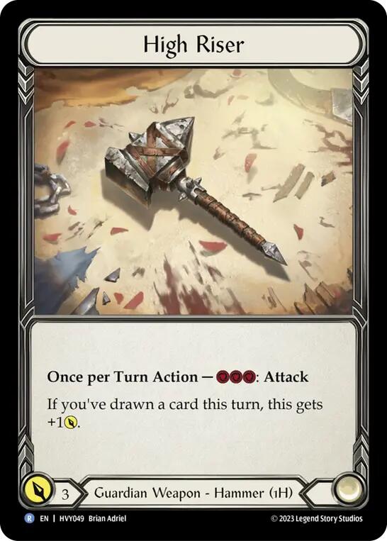 High Riser [HVY049] [Heavy Hitters] Cold Foil