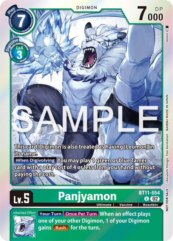 Panjyamon (Event Pack 6) [BT11-054 U] [Dimensional Phase] Foil
