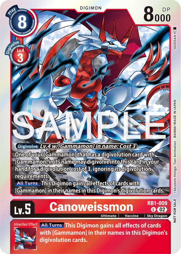 Canoweissmon (Event Pack 6) [RB1-009 U] [Resurgence Booster] Foil