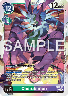 Cherubimon [ST17-09 R] [Starter Deck 17: Double Typhoon Advanced Deck Set] Foil