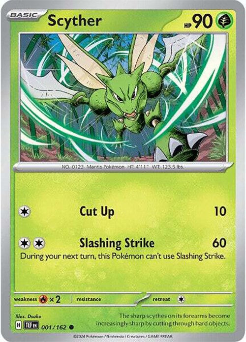 Scyther [1/162] - (Temporal Forces) Reverse Holofoil