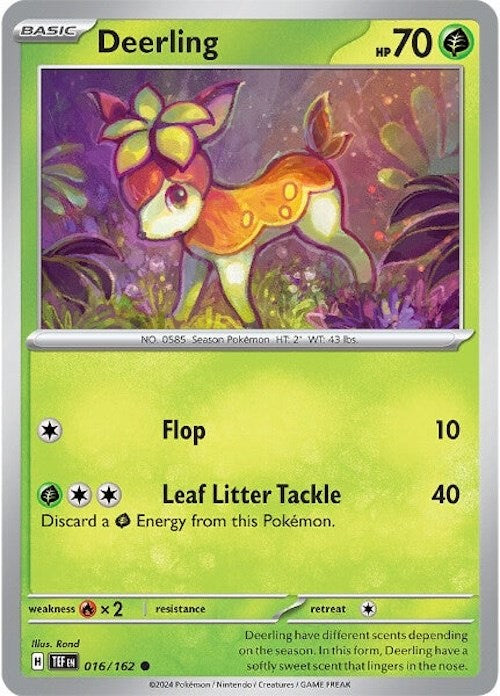 Deerling [16/162] - (Temporal Forces) Reverse Holofoil