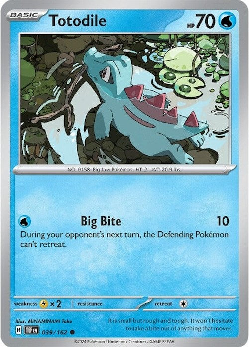 Totodile [039/162] - (Temporal Forces) Reverse Holofoil