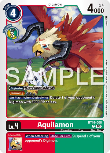 Aquilamon [BT16-008-C] [Beginning Observer] Normal